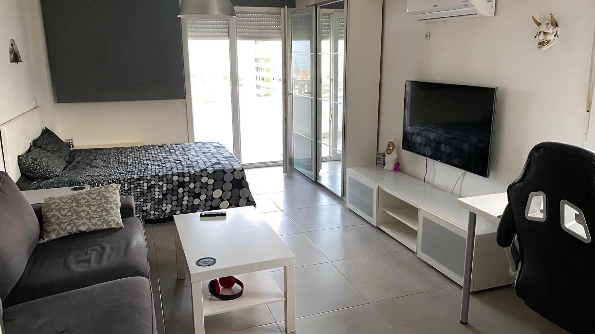公寓 Estudio Con Terraza Y Vistas Al Mar 500 Metros De Cala Mayor Playa 帕爾馬 西班牙